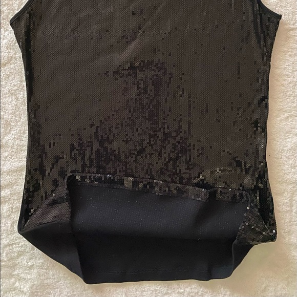 Style & Co Woman’s Black Tank Top. Size S Sequence only in the front see pics - Picture 8 of 11